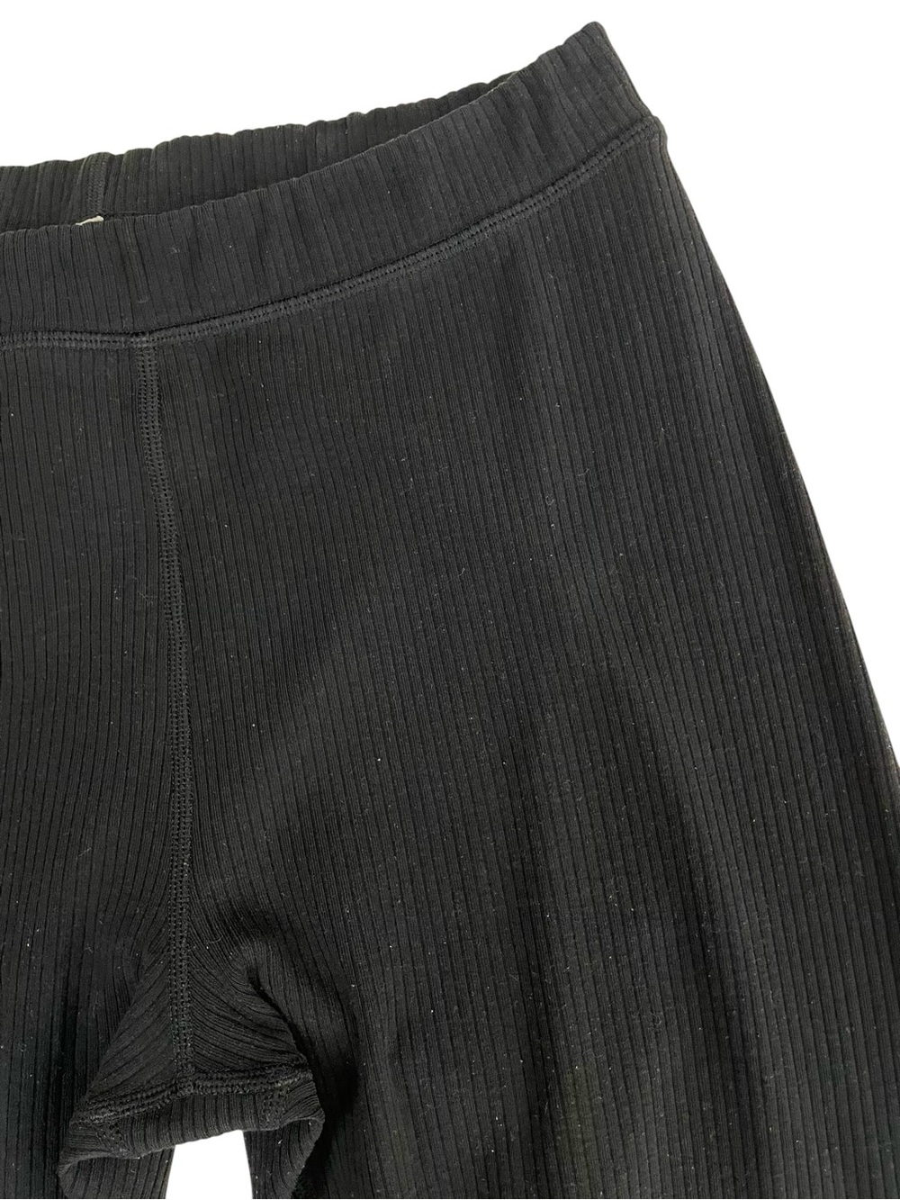 alo Yoga Ribbed High-Waist 7/8 Legging Black S/M - Picture 10 of 11